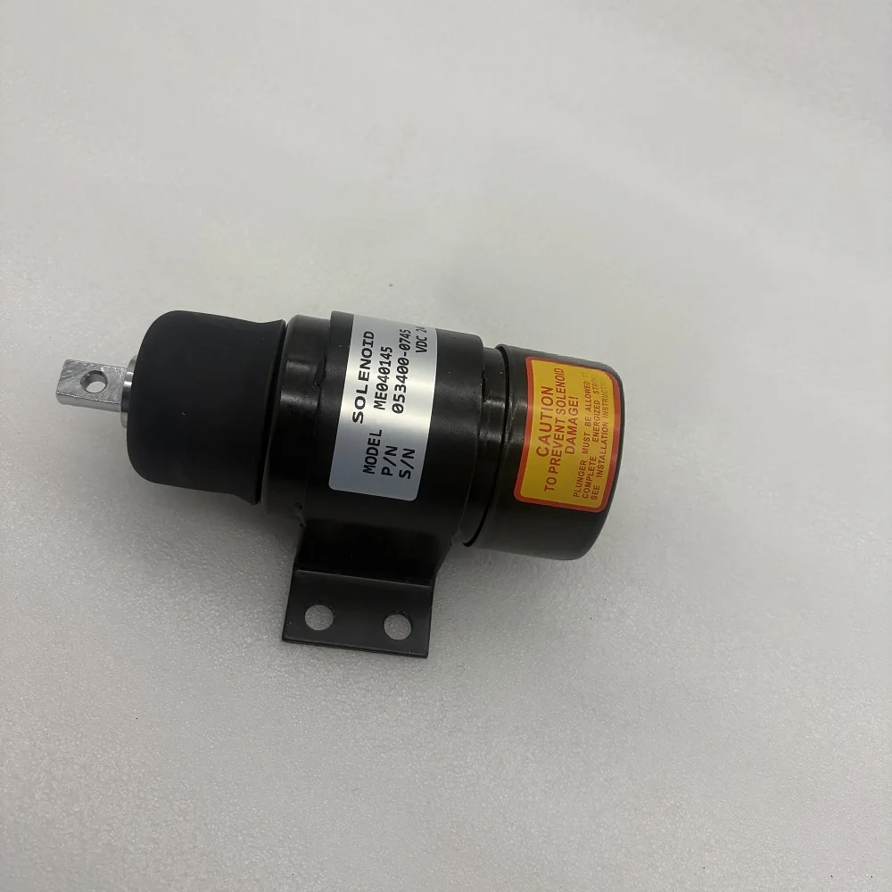 Fuel Stop Shutoff Solenoid Valve ME040145 053400-0745 24V For Kato HD250 HD400 HD800 Excavator Flameout Solenoid Valve