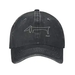 Custom Unisex Cotton Pablo Picasso Dog Dachshund Baseball Cap Adult Adjustable Dad Hat for Men Women Hip Hop