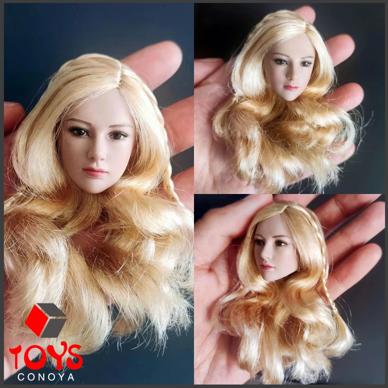 

TBLeague PL2019-149 1/6 Tariah Silver Valkyrie Blond Long Hair Head Sculpt Model Fit 12'' Female Action Figure Suntan Body Dolls