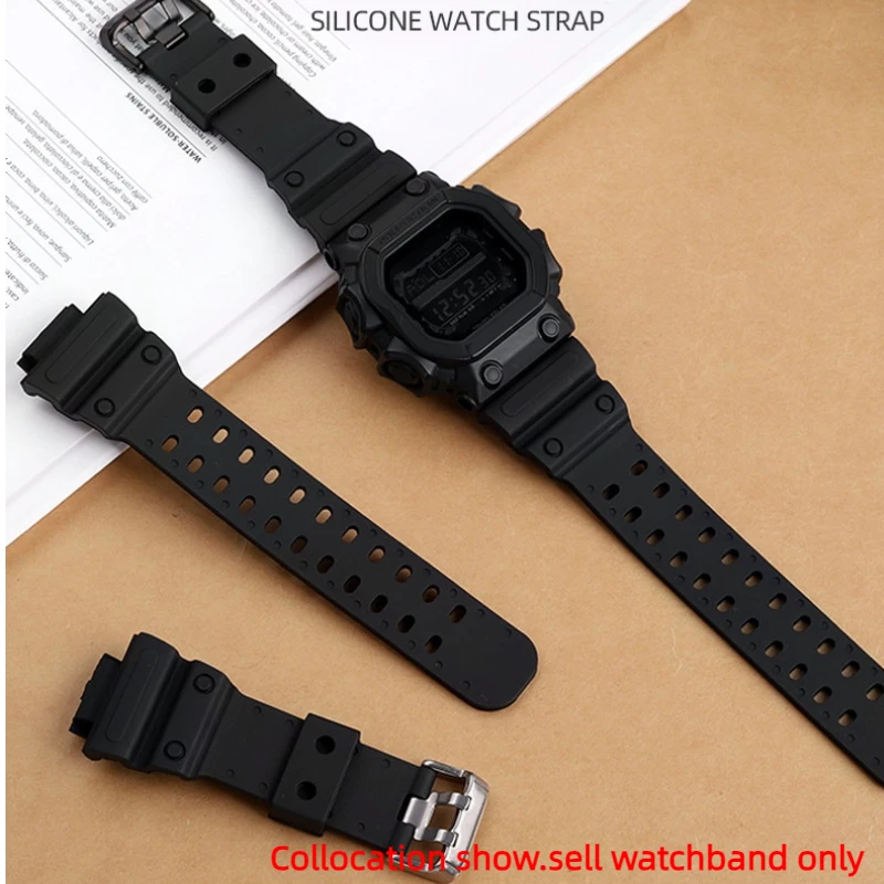 For Casio Gshock Large Square Silicone Watch Strap Gx-56bb Gxw-56 Large G Rubber Watchband Gx 56 Bracelet Accessories with tool