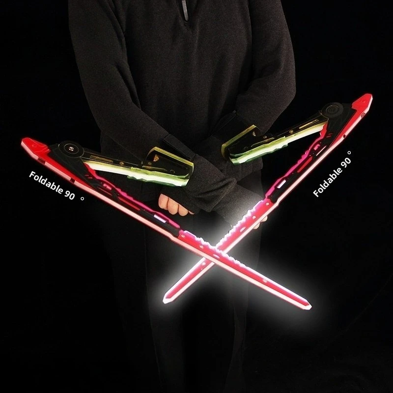 Juego 2077 de nivel inmortal, cuchillo Mantis plegable brillante, puede brillar, accesorios de Cosplay, hoja de guerrero térmica periférica, arma, juguetes de regalo