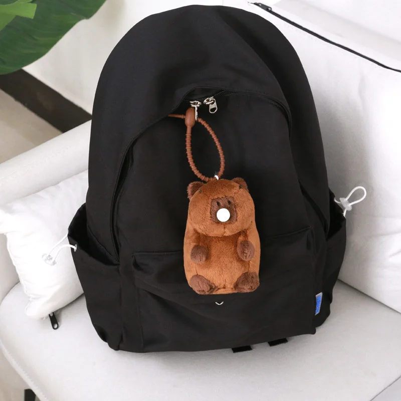 Niedlicher Dekompressions-Capybara-Spucken von Blasen, Wasser, Delphin, Plüschpuppe, Schultaschenanhänger, Capybara-Schlüsselanhänger