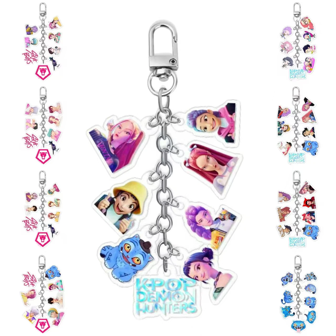 

Новая группа Kpop Witch Hunter × Shaka Boy Group — акриловый брелок на веревке, подвеска-сумка с синим котом