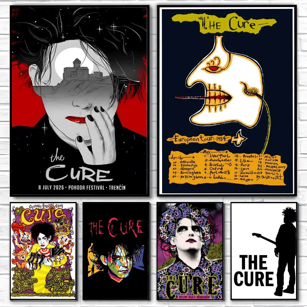 The C-Cure Band Poster HD Art Sticky Wall Waterproof Home Living Room Bedroom Bar Aesthetic Decoration