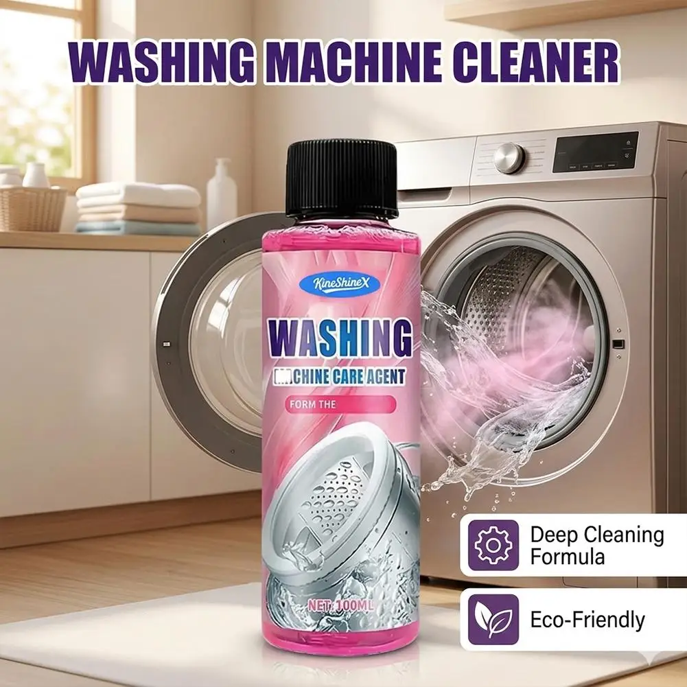 Washing Machine Cleaner Liquid Deep Descaling Sterilizing Formula For Front Top Load Drum Washer Tank Disinfect Remove Odor