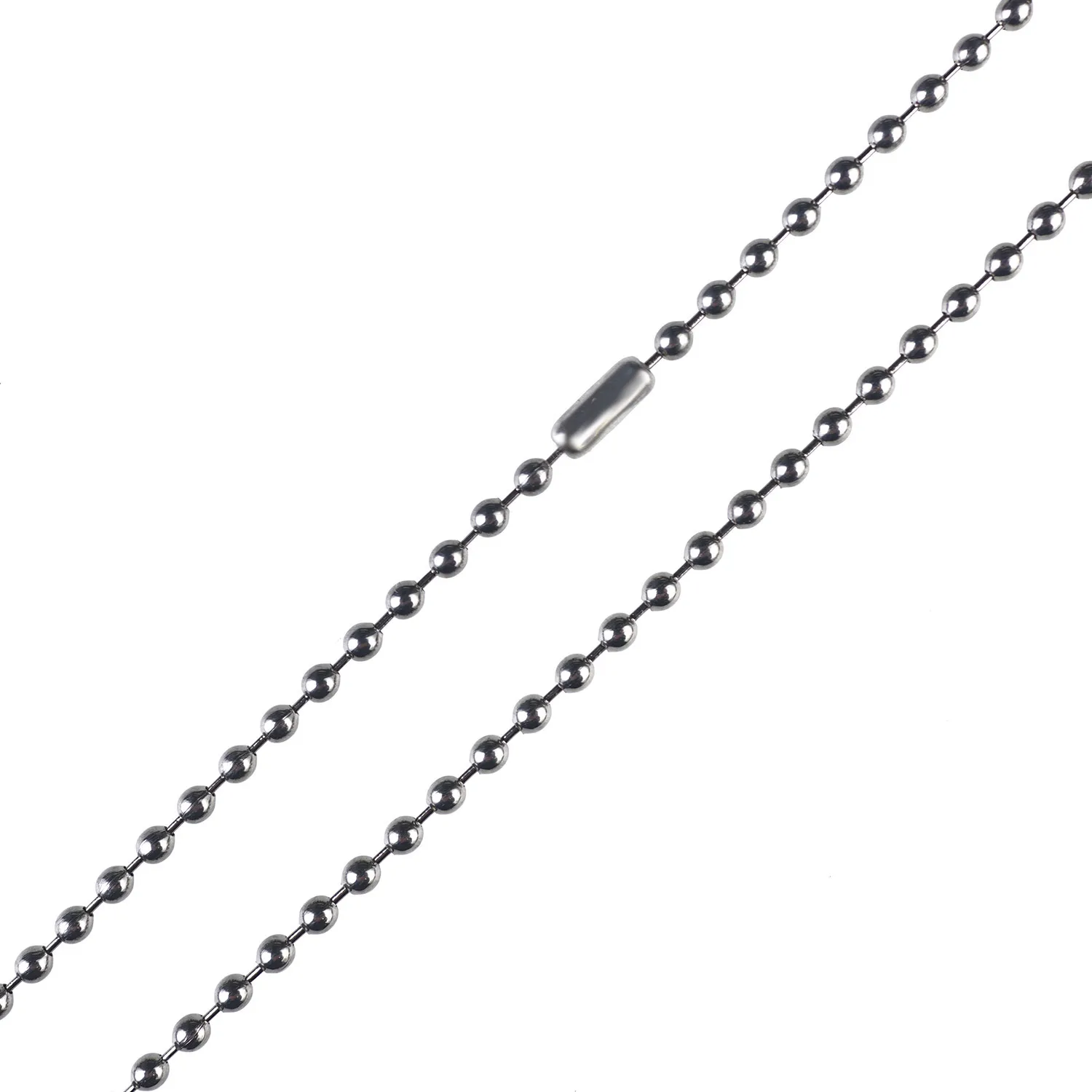 Necklace MecArmy CH0 Titanium Beaded Chain  Rustless and Fastness Beaded chain for everyday carry