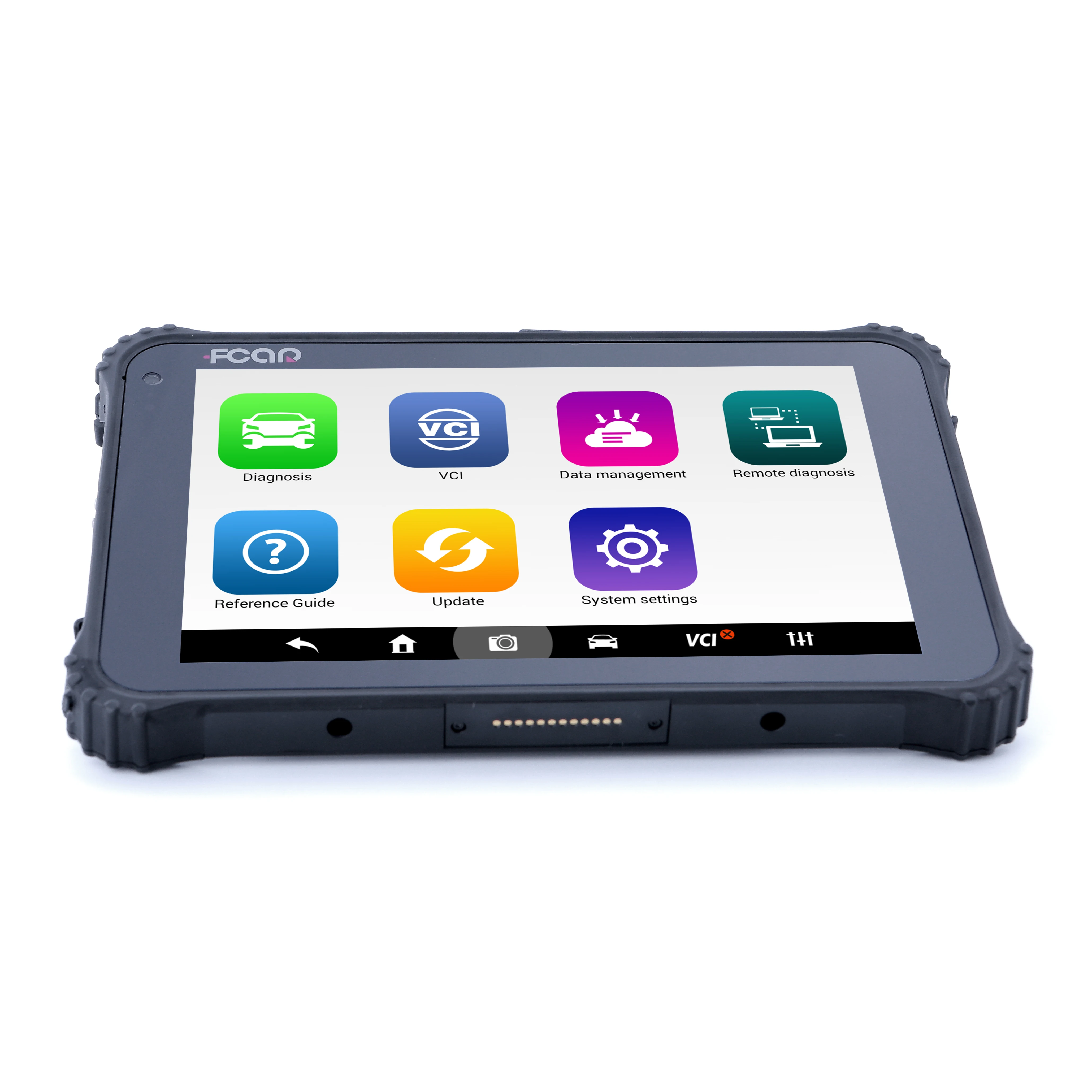 آلة تشخيص السيارات Fcar F6 Plus للسيارات 12 فولت Obd2 نظام كامل برمجة تلقائية مع ترقية مجانية للأسنان الزرقاء WiFi