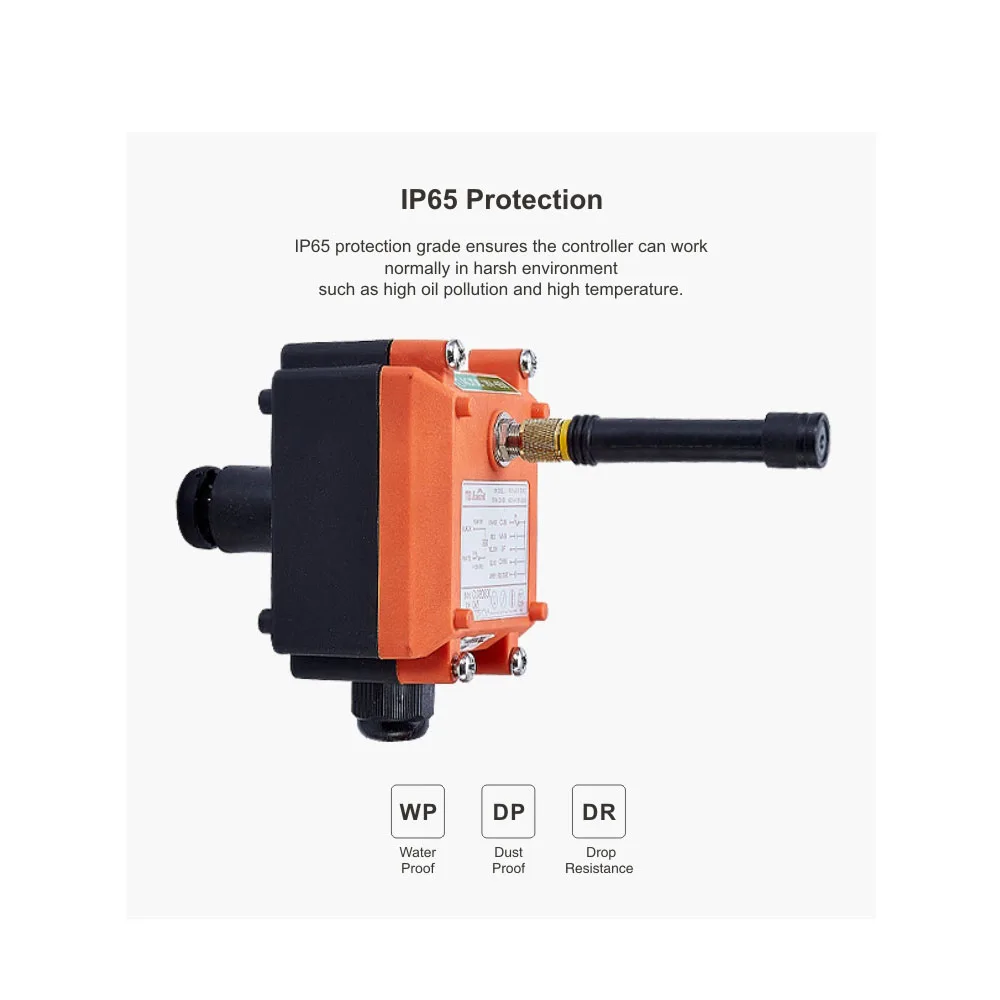 Imagem -06 - Telecrane-controle Remoto Industrial sem Fio Controle Remoto de Talha Elétrica Transmissor e Receptor F212s