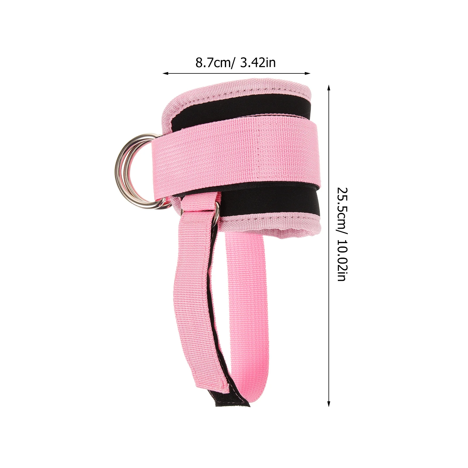 Correas con hebilla para tobillo, cinta para el talón, anillo de Fitness, accesorio para Cable de gimnasio, accesorios para mujer, doble señorita ajustable