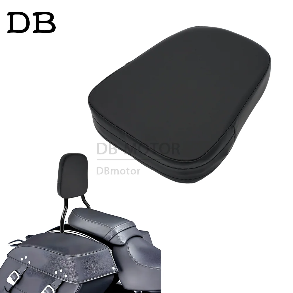 Motorcycle Passenger Backrest Cushion Fit For Harley, Yamaha, Honda, Suzuki, Kawasaki Universal Choppers Cruisers