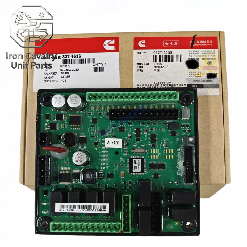 327-1536 AUX101 Cummins Original PCB Board Engine Control System