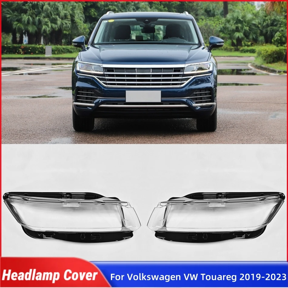 

For Volkswagen VW Touareg 2019 2020 2021 2022 2023 Car Interior Replacement Parts Lights Lens Shell Headlights Lights Glass