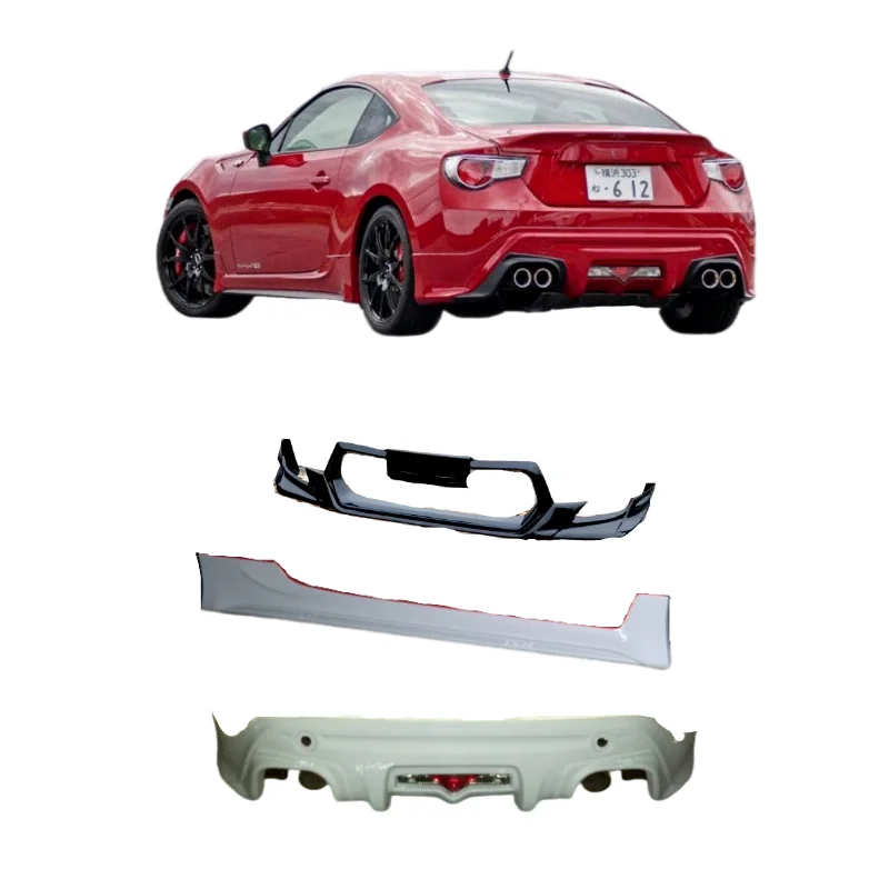 

Aftermarket parts Pp Body Kit Front Bumper, Rear Bumper and Side Skirt For Toyota GT86