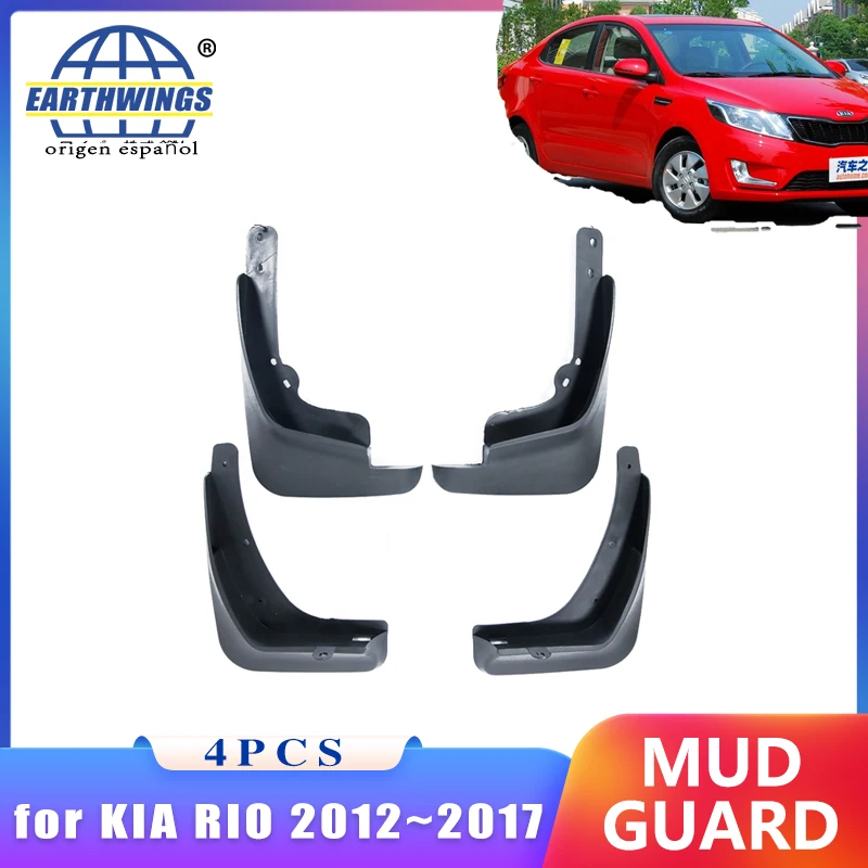 

for KIA RIO 3 2012~2017 K2 QB Russian Model 2013 2014 2015 2016 Auto Mud Flap Splash Guard Flap Mudguards Fender Car Accessories