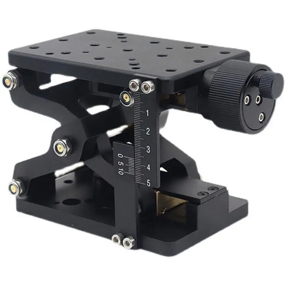 High Precision PT SD408 60mm Stroke Z Axis Lifting Table Manual Lifting Platform