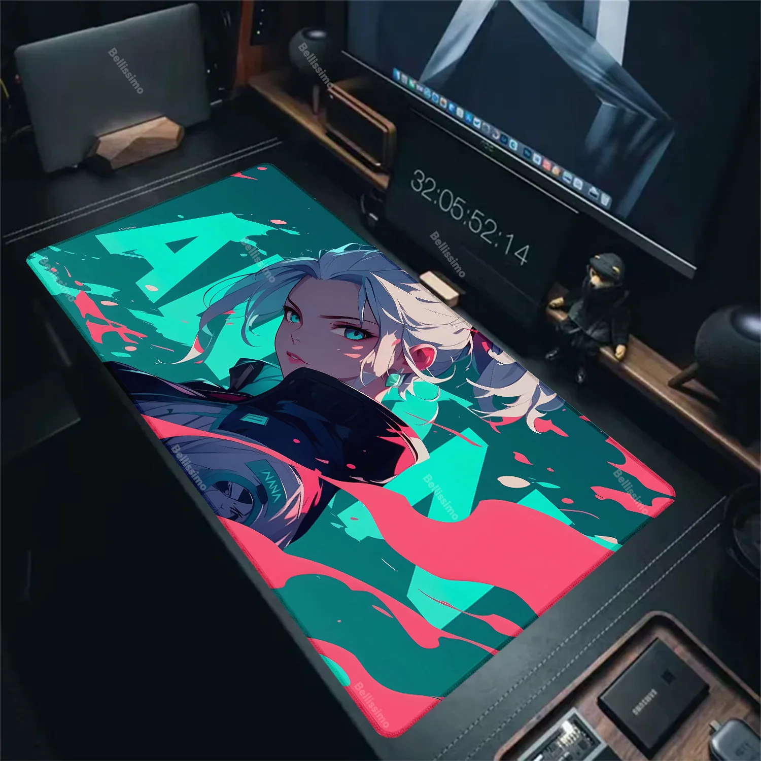 

Large Mouse Pad Anime Valorant Cartoon Decoration Deskmat Gaming Cute Mousepad Gamer Desk Protector Pc Accessories Keyboard Mat
