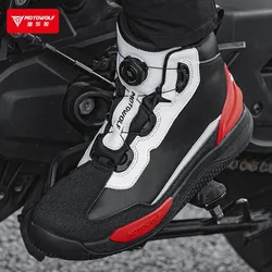 Motorcycle Riding Shoes Motorcycle Boots All Season Breathable and Anti Fall Riding Equipment Road Racing Shoes forRiders오토바이 부츠