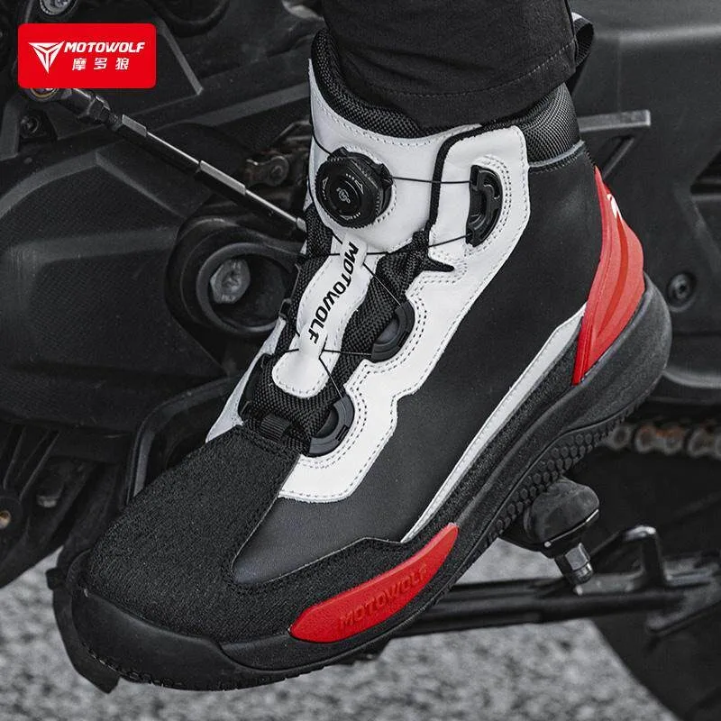 Motorcycle Riding Shoes Motorcycle Boots All Season Breathable and Anti Fall Riding Equipment Road Racing Shoes forRiders오토바이 부츠