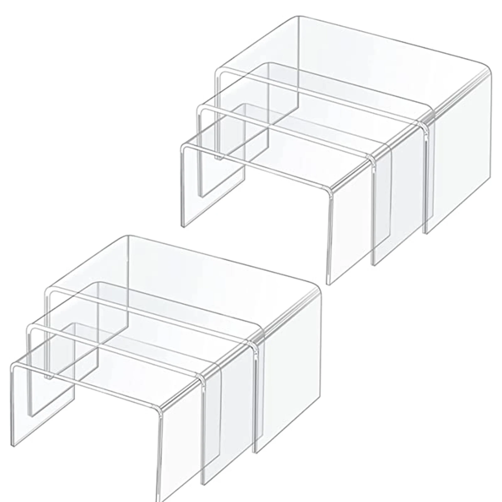 Transparente U-förmige Acryl Display Regal multifunktion ale Parfums steht für Modell Süßigkeiten Dessert Haushalt