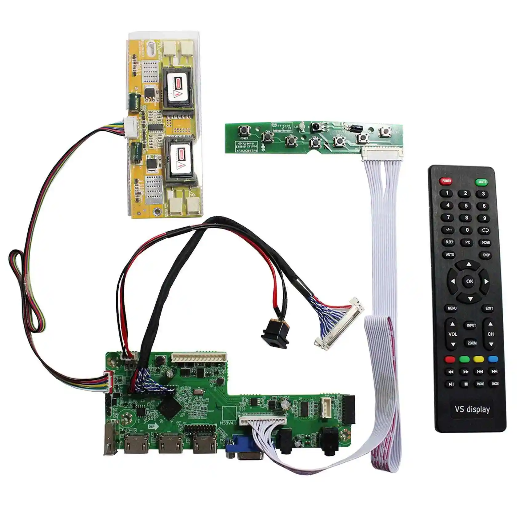 Vsdisplay 3H-D Usb Vga Audio Lcd Controller Board Kits تعمل لشاشة Lcd #3