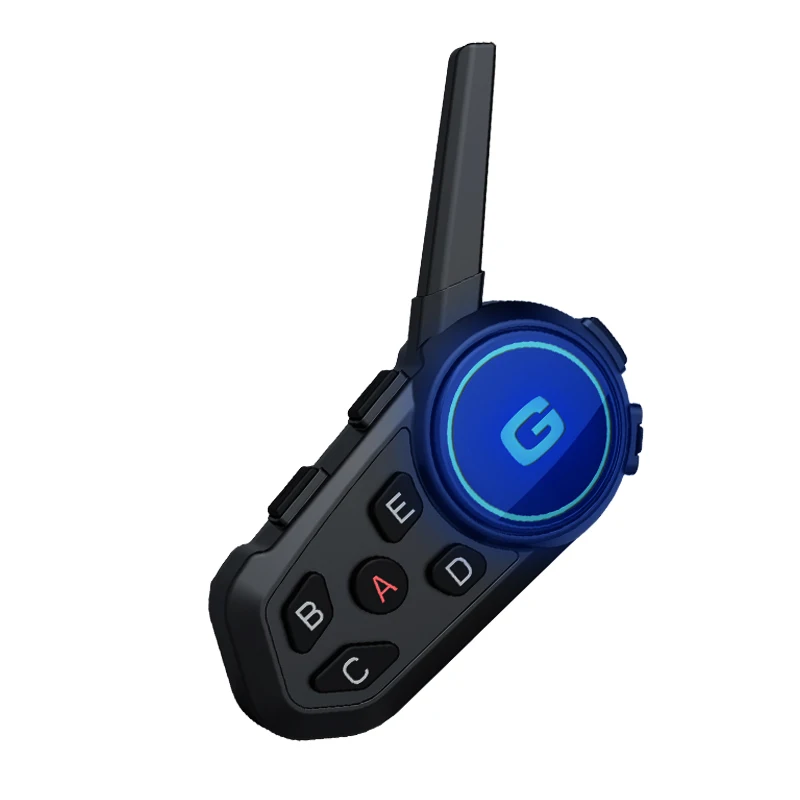 IP67 Waterproof Intercom Motorcycle Headset With BT 5.1 Speaker and 2 in 1 Microphone Karadar S6 for Clear Riding Communication