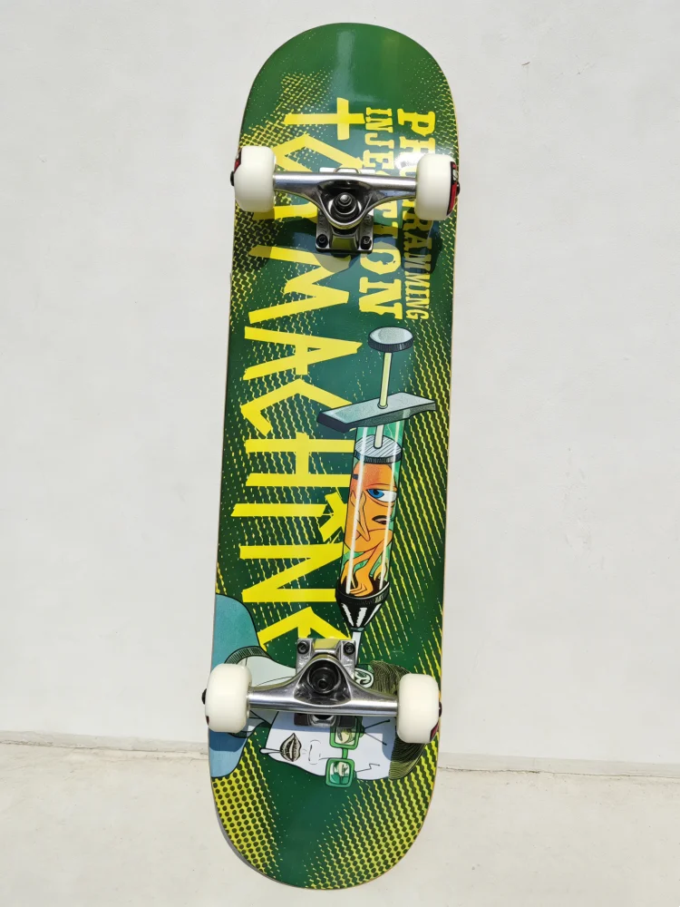 Brand Discount Toy Machine Skateboard Youth Street Skateboard Reinforced Maple Deck Skateboard 8 Inch Double Kick Adult Board