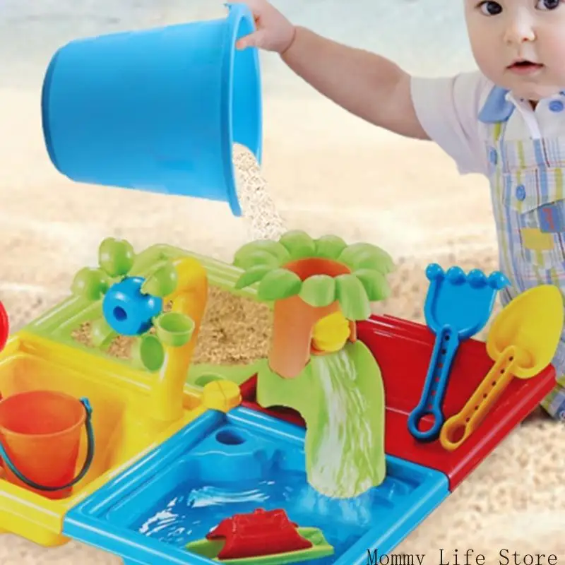 Activité d'eau jouet sable plage ensemble pour les enfants en plein air aventures cadeau d'anniversaire