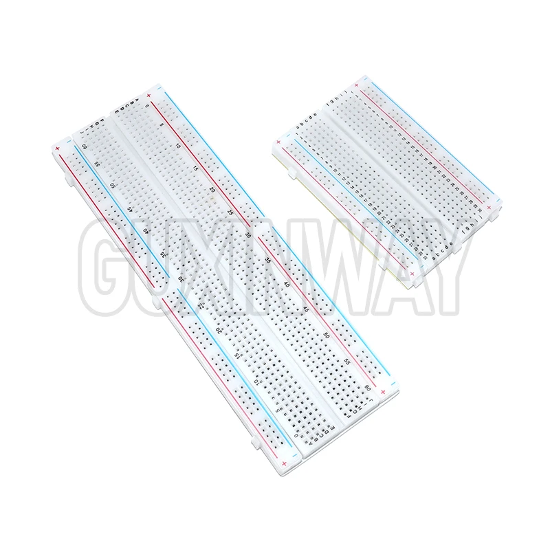 Płytka stykowa MB-102, 400/830 punktów, bezlutowa płytka prototypowa PCB, przewody połączeniowe, zestaw DIY do Arduino