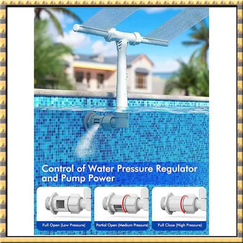 

AA79 New Double Head Swimming Pool Fountain Stand Pool Cooling Sprinkler System With Adjustable Height Pool Sprinkler Fountain D