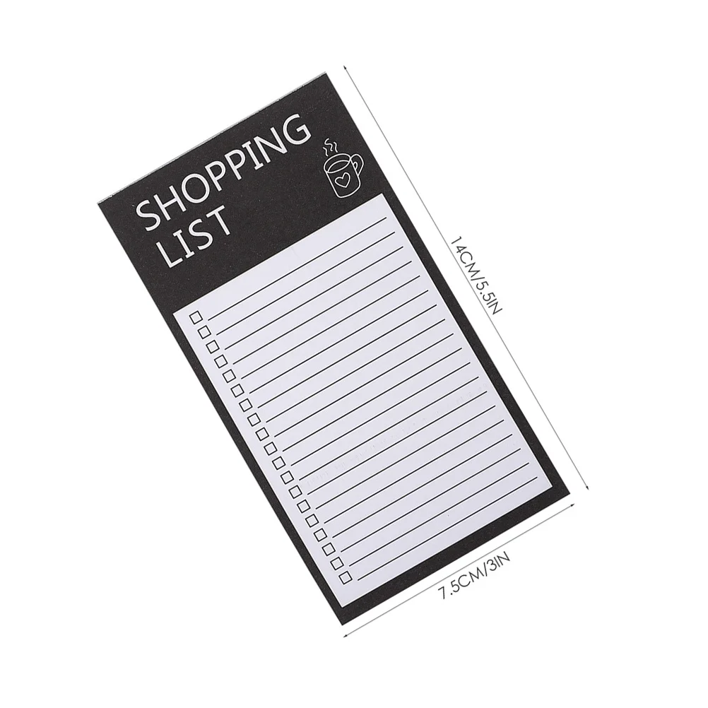 مفكرة مغناطيسية لباب الثلاجة، ورق سميك ممتص مغناطيسي، سهل الاستخدام، تصميم محمول لوسادة قائمة المهام #3