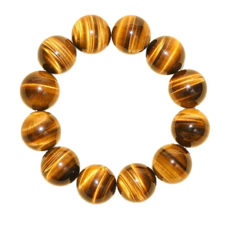 سوار حجر عين النمر الأصفر الطبيعي