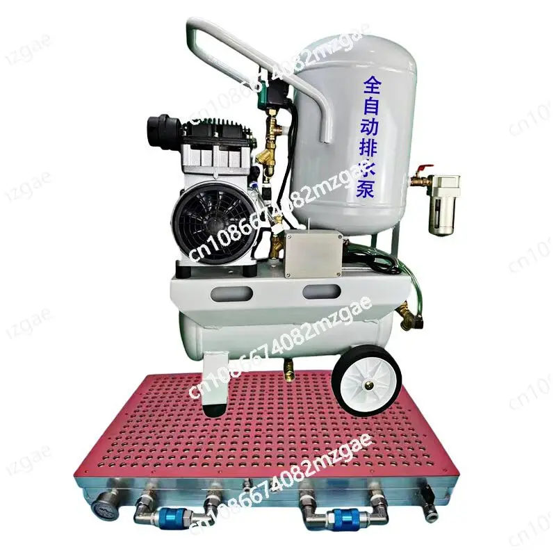 CNC vacuum suction cup, porous industrial copper and aluminum plate without sealing strip, automatic drainage vacuum pump
