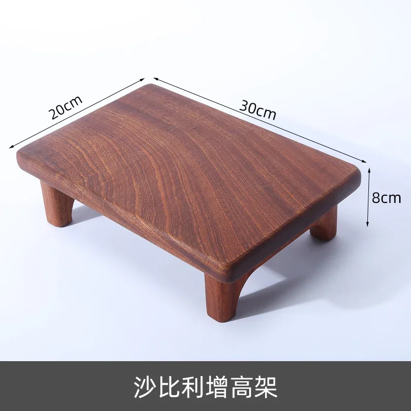 Minimalistisch hoogteverhogend rek Massief houten desktopcomputerstandaard Desktopscherm Monitorstandaard Veelzijdige scène Notebooktafel
