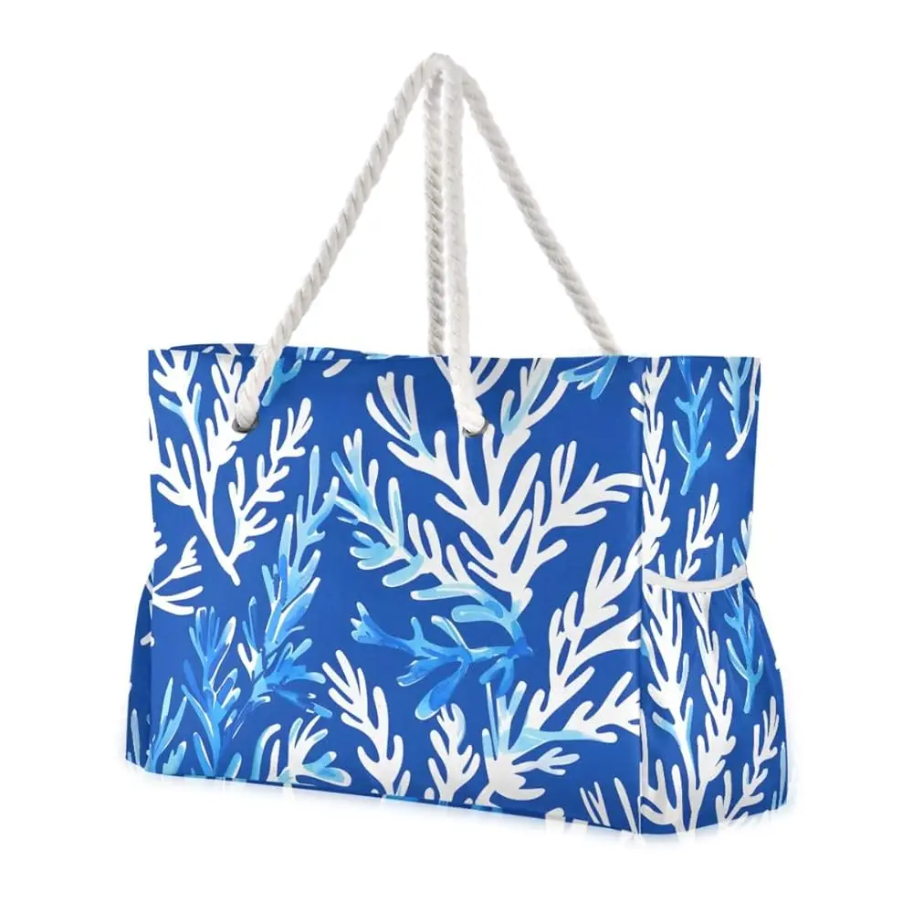 

Большие пляжные сумки-тоуты, холщовые сумки через плечо, водонепроницаемые сумки для спортзала, путешествий и повседневного использования