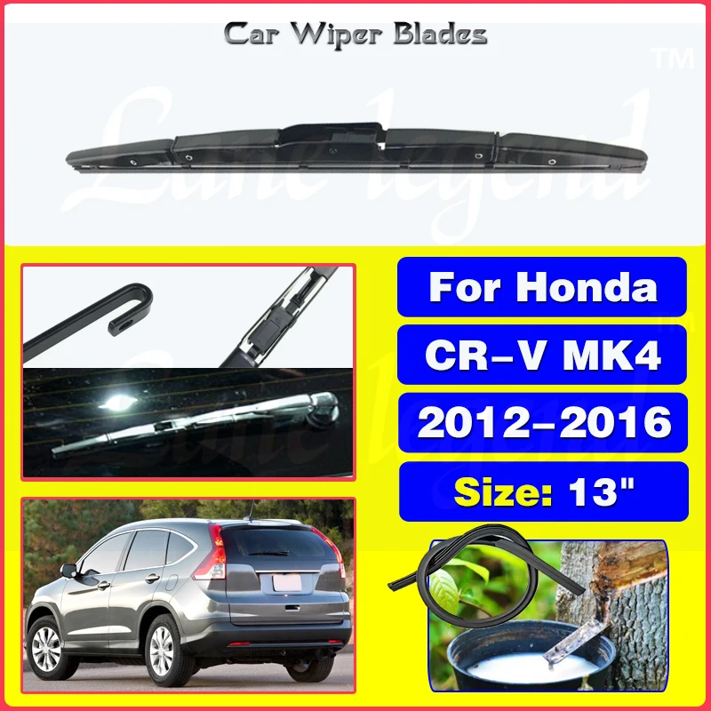 

1Pc Rear Windshield Windscreen Wiper Blade For Honda CR-V CRV MK4 2012 2013 2014 2015 2016 Rear Window Brush Car Accessories 13"