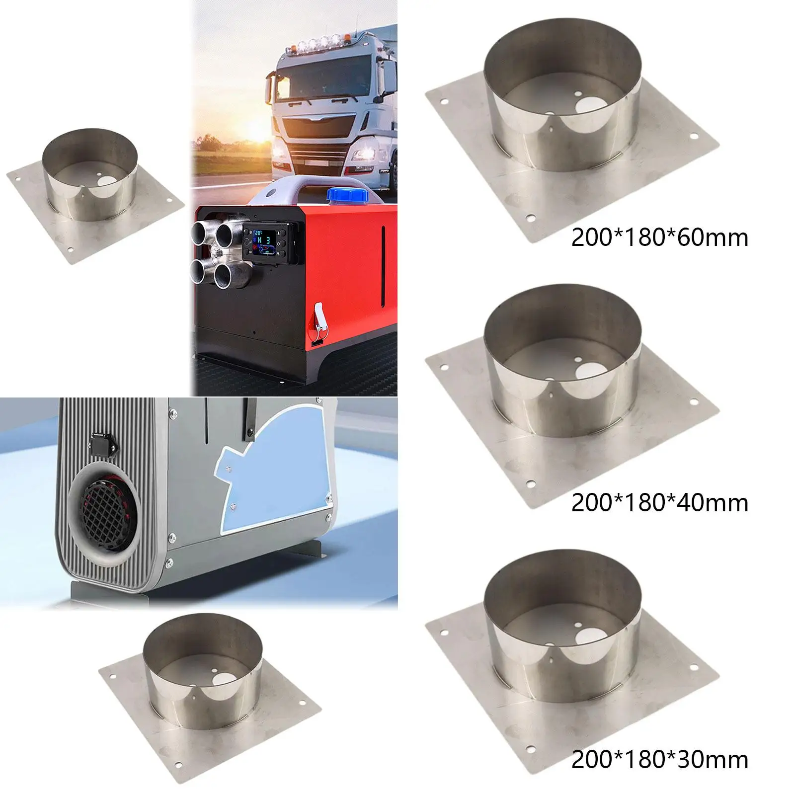 Heater Mounting Plate Mounting Bracket for Auxiliary Heating Turret Mount Plate