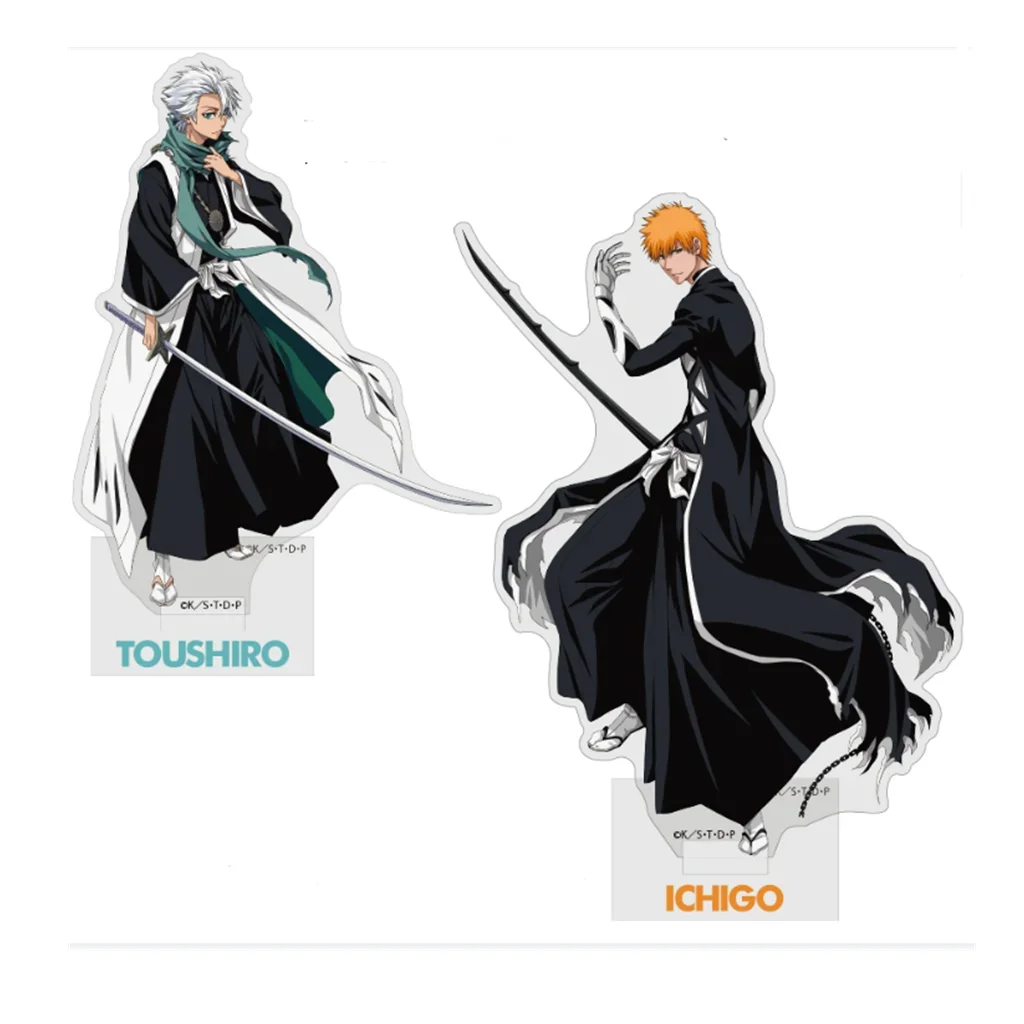 Game Kurosaki Ichigo Hitsugaya Toushiro Acrylic Stand Doll Anime Figure Model Plate Cosplay Toy for Gift