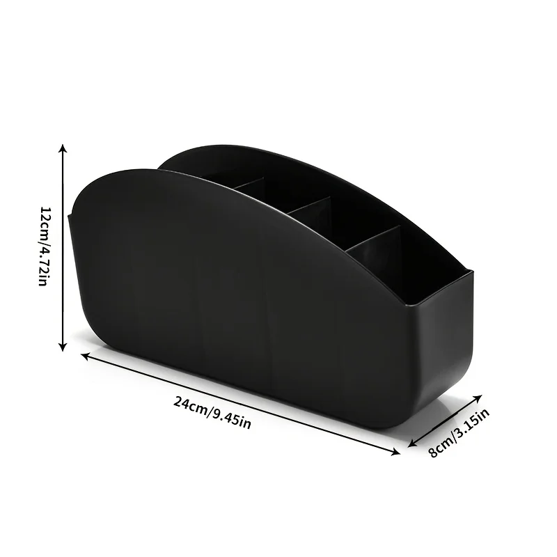 Remote Control Storage Box With 5 Compartments Made of Plastic - Suitable for Organizing Remote Controls for Tvs, Media Players view 5