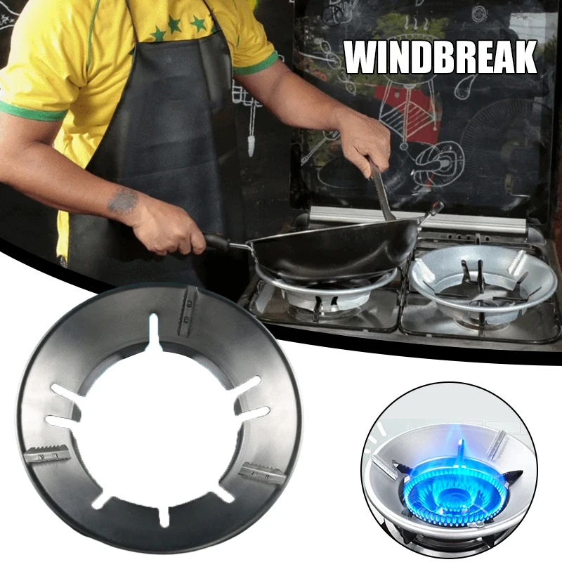 

Energy Saving Windproof Universal Gas Stove Cover Windproof Round Disk Energy Saving Cover For Kitchen Accessories