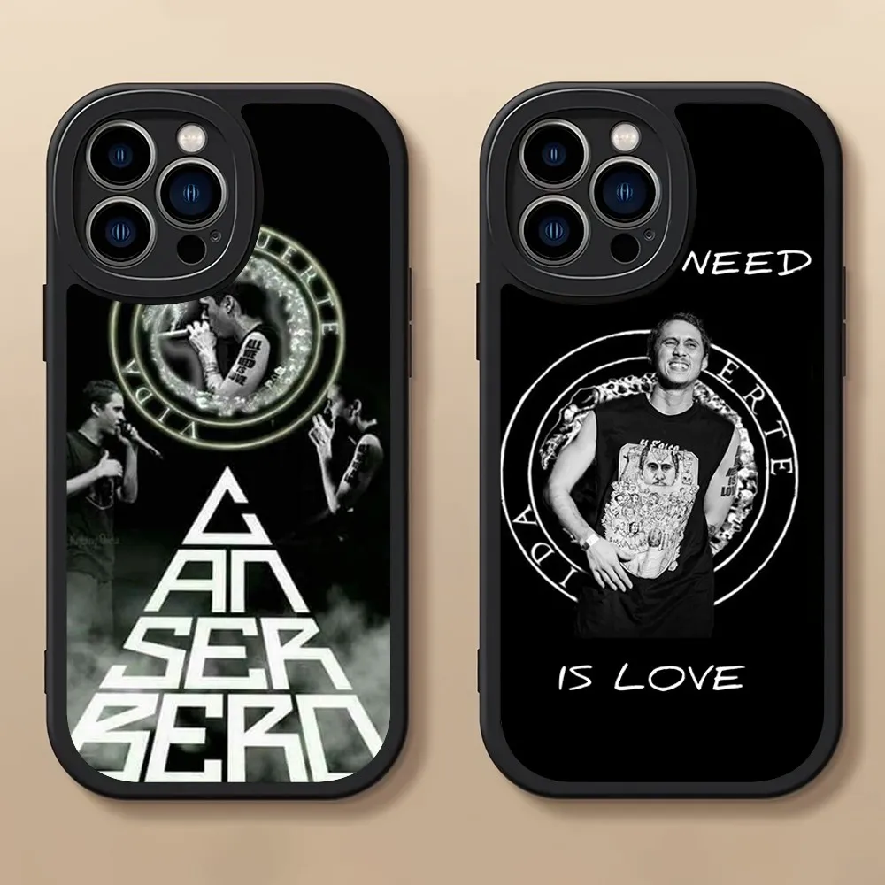 

Rapper Canserbero Phone Case For iPhone 14 15 11 12 13 X XR Pro MAX Plus Lens Protective Leather Soft Back Cover