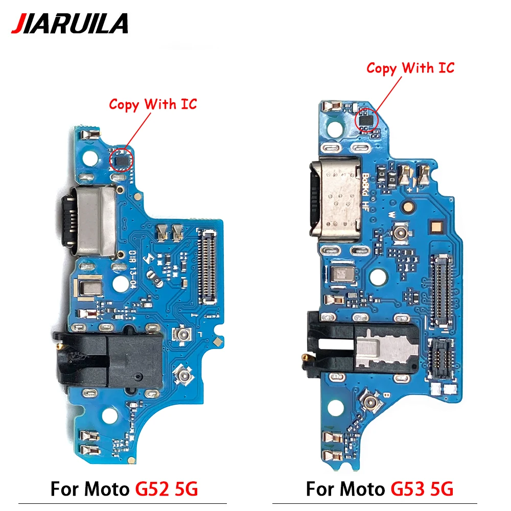 Puerto de carga USB de 10 piezas, Conector de base, placa de carga, Cable flexible para Moto E13, E22, E20, E32, G13, G22, G23, G32, G52, G53, G82,