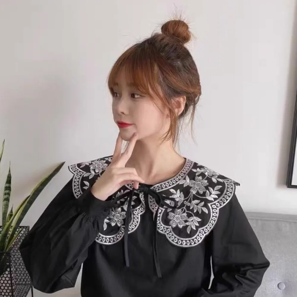 الحلو الجوف خارج كاذبة طوق شبكة جولة الرقبة شال كروشيه انفصال طوق محبوك وشاح الملحقات