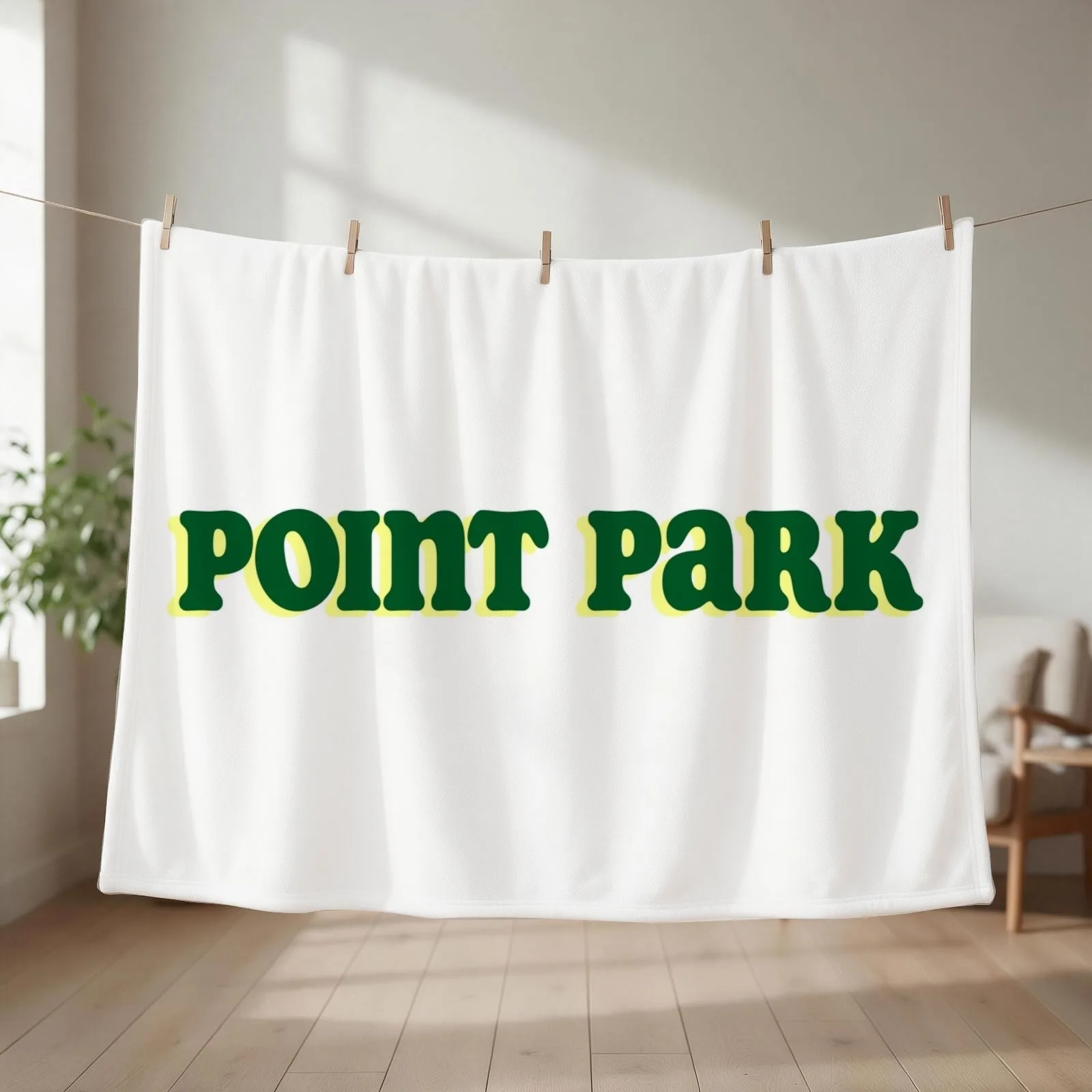 Point Park University Design Throw Blanket Thin Beach Luxury St Nap Blankets