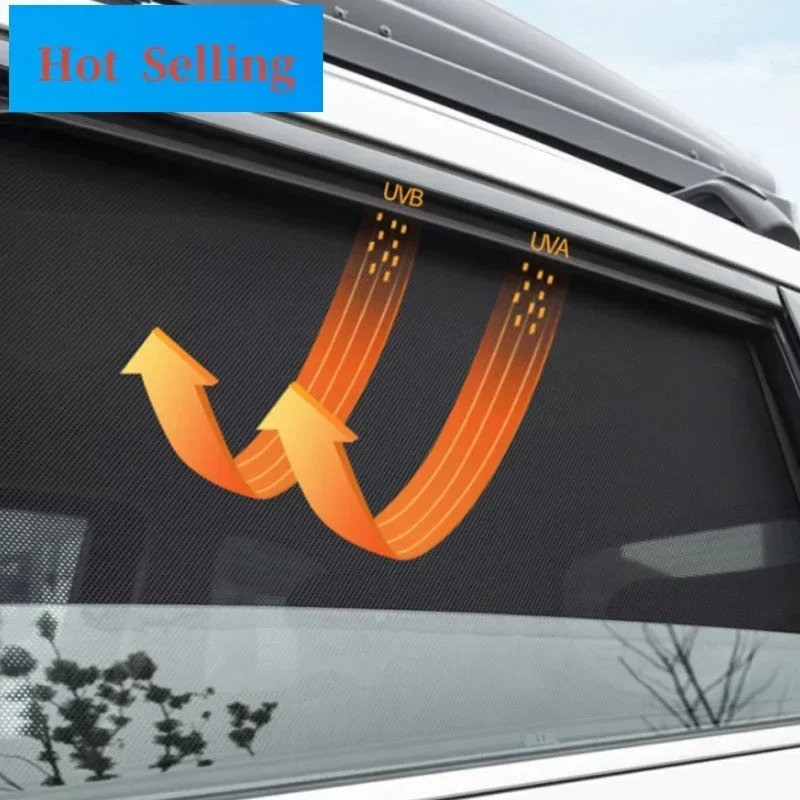 For MG4 MG 4 EH32 Mulan 2022 2023 Magnetic Car Sunshade Sun Protection Cover Mesh Curtains Sun Visor Sunscreen Heat insulation