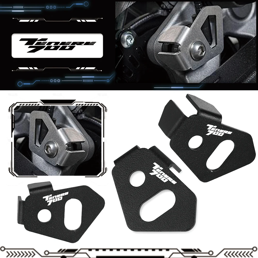 

For Yamaha Tenere700 Rally T7 XTZ700 Z TX690/Z Tenere 2019-2021 2020 Motorcycle Rear ABS Sensor Guard Cover Protector Parts 2021