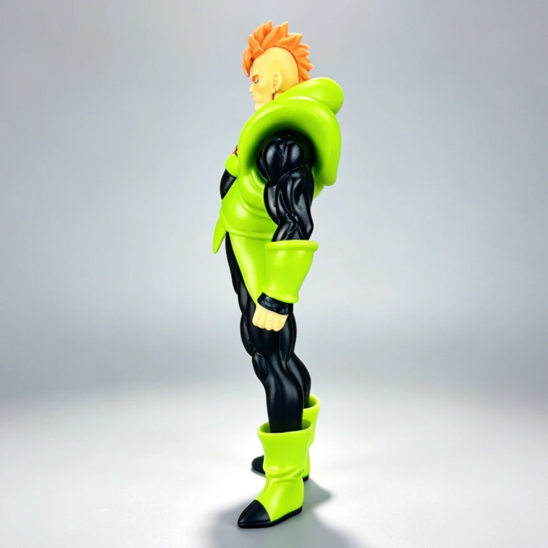 21cm/8.26in Dragon Ball Z Android 16 Figure Red Ribbon Army PVC Statue Collection Model Doll Anime DBZ Action Figures Toy Gift view 5