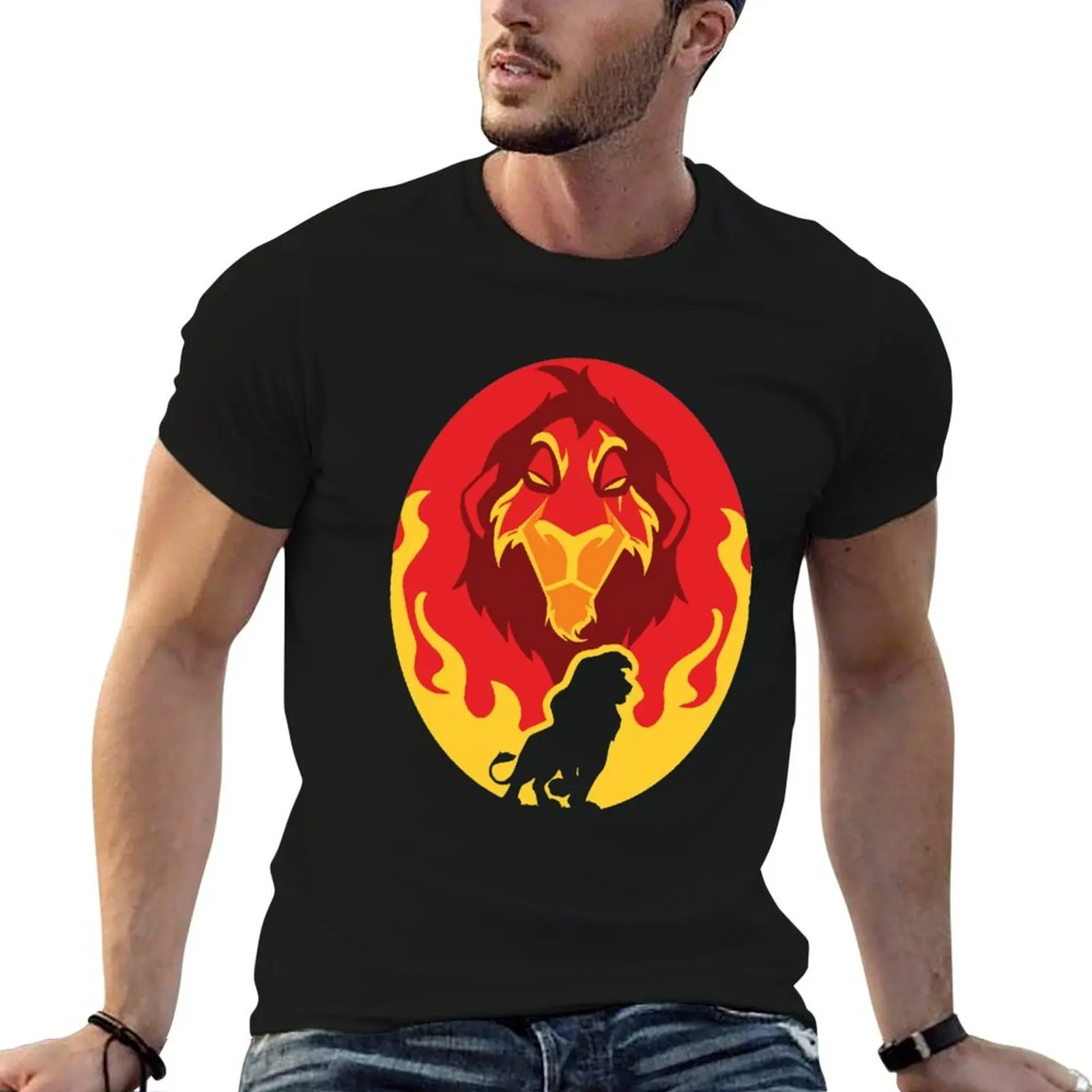 Kovu and Ghost Scar Classic T-Shirt man t shirts for men t shirt man designer cotton t shirt pack T-shirt