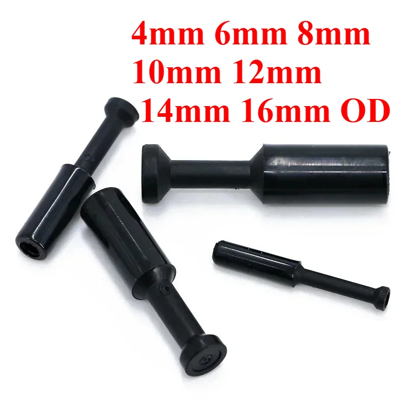 4mm 6mm 8mm 10mm 12mm 14mm 16mm OD Pneumatic Push To Connect Fitting Plug PP-4  PP-6  PP-8 PP-10 Pneumatic Air Fittings Plug