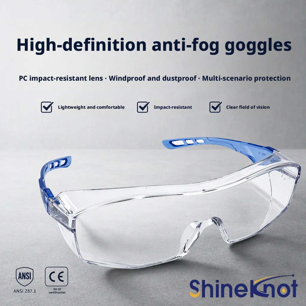 SHINEKNOT Multi Functional Protective Glasses Transparent Dustproof Glasses Outdoor Sports Splash Proof