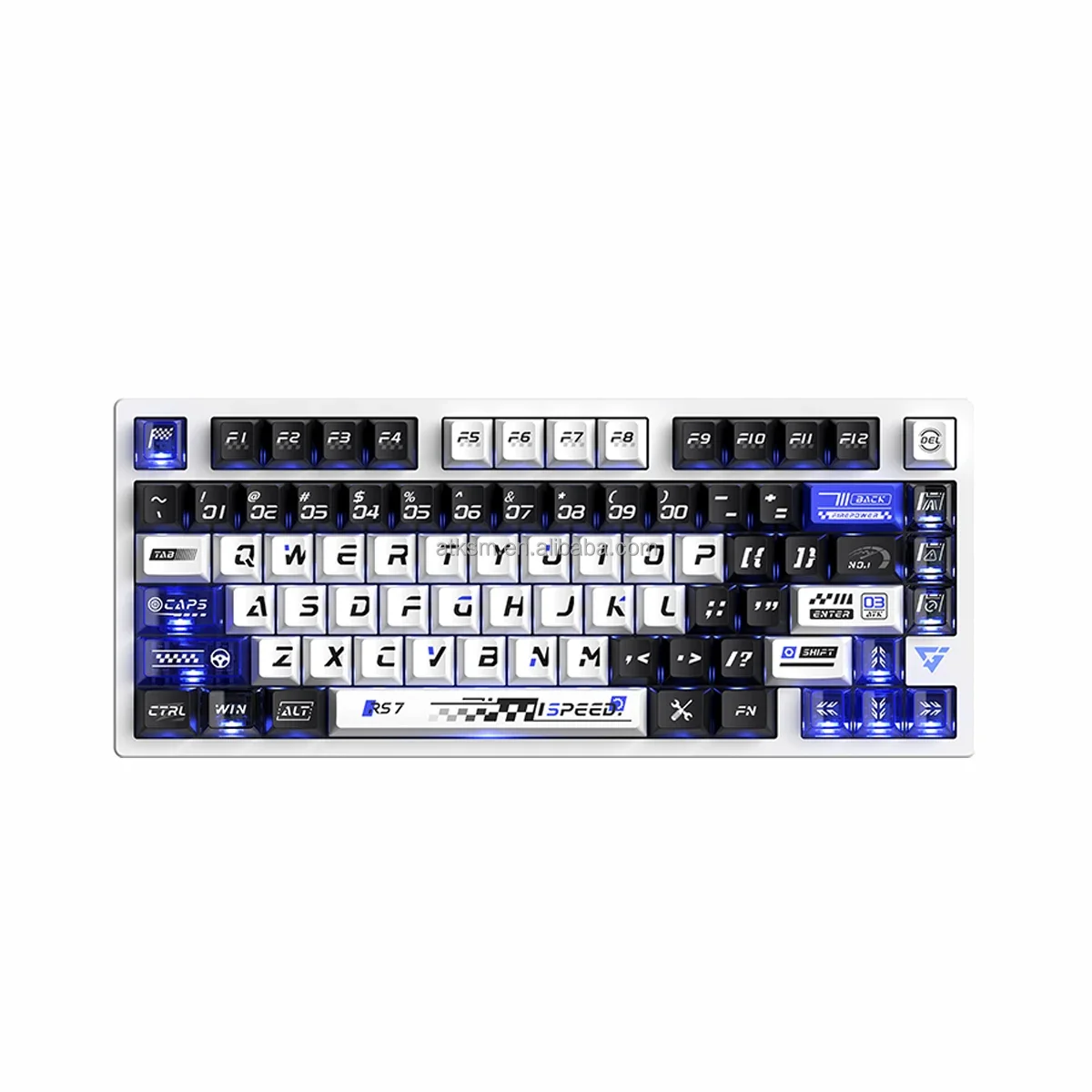 

Professional ATK RS7 High-Speed Gaming Keyboard RGB Backlit & Ergonomic Design Esports Keyboard For Competitive Gamers